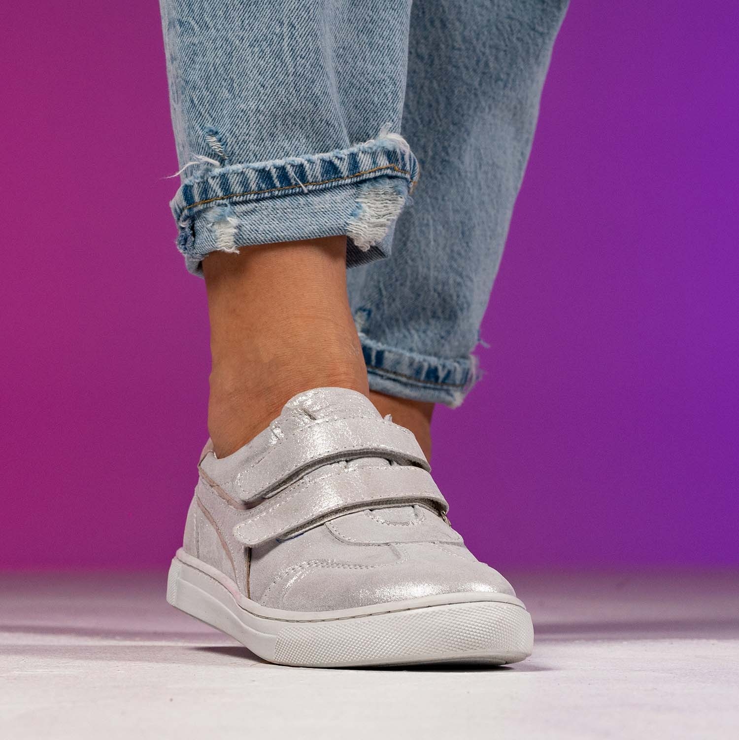 Children's shoes PONKI Flamen Silver №31-36