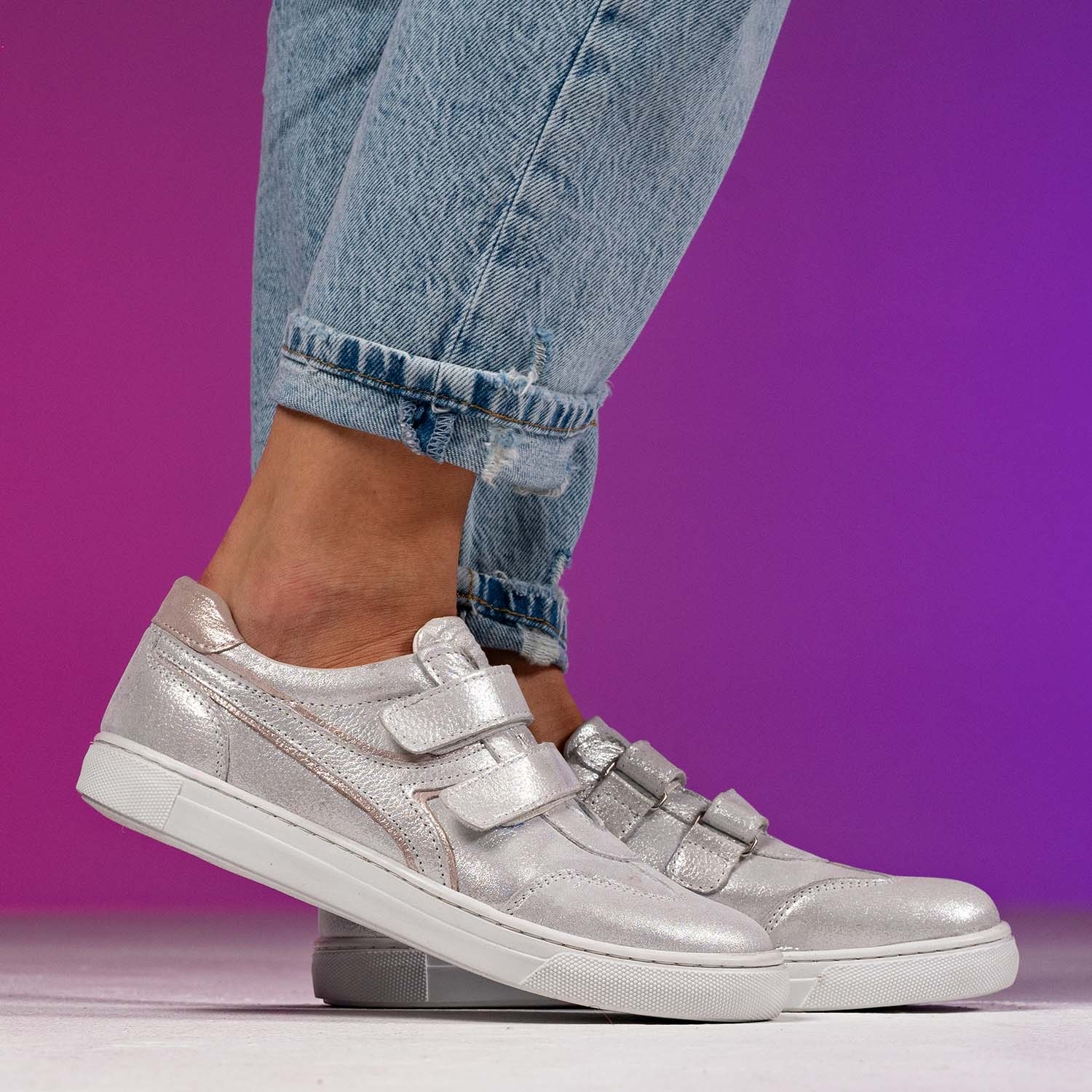 Children's shoes PONKI Flamen Silver №31-36