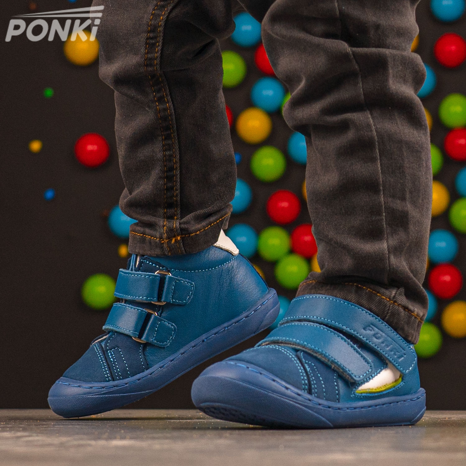 Children's Shoes PONKI FLINT BLUE Size 19-21