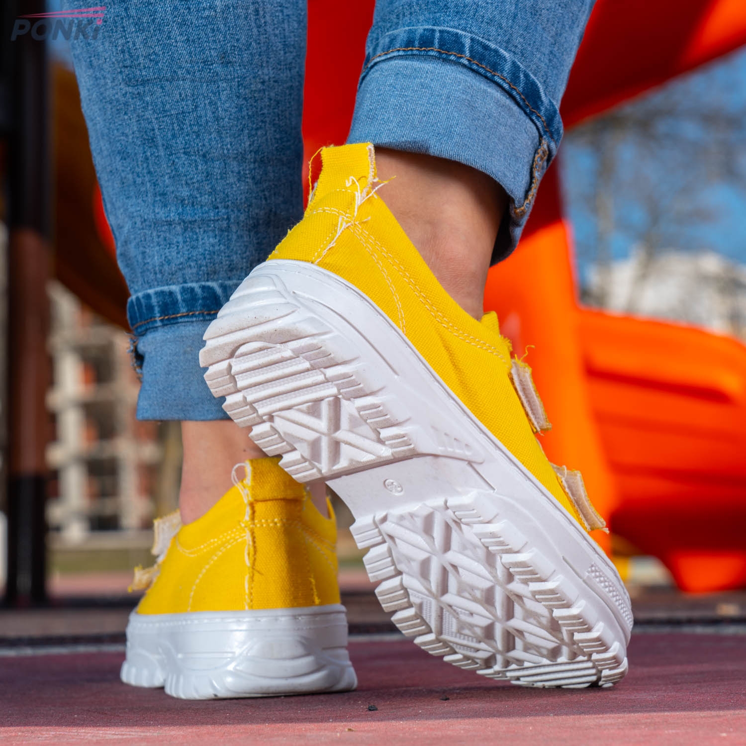Children's shoes PONKI KONWERS YELLOW 26-30, №31-36