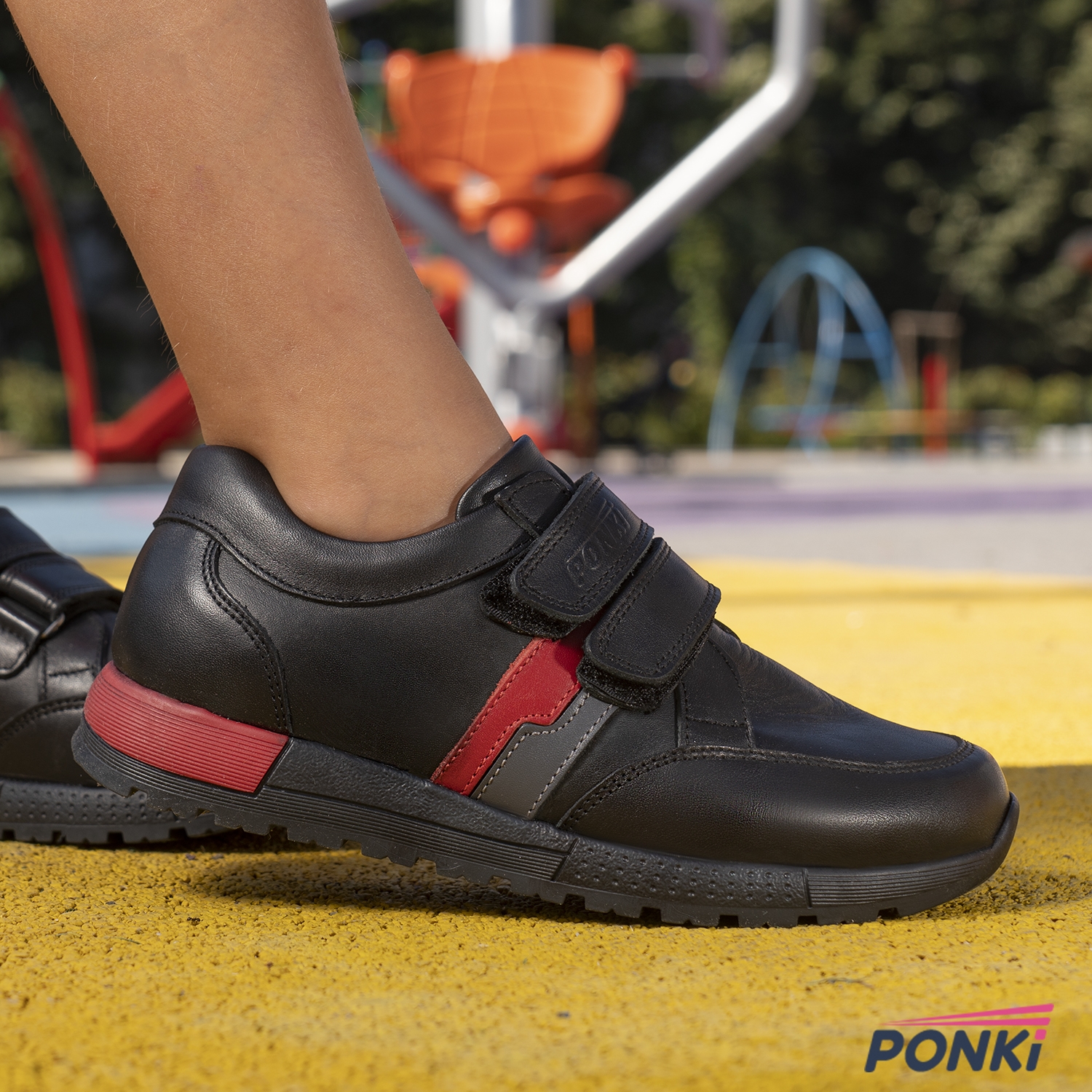 Children's shoes PONKI PANTHER BLACK №26-30 , №31-35