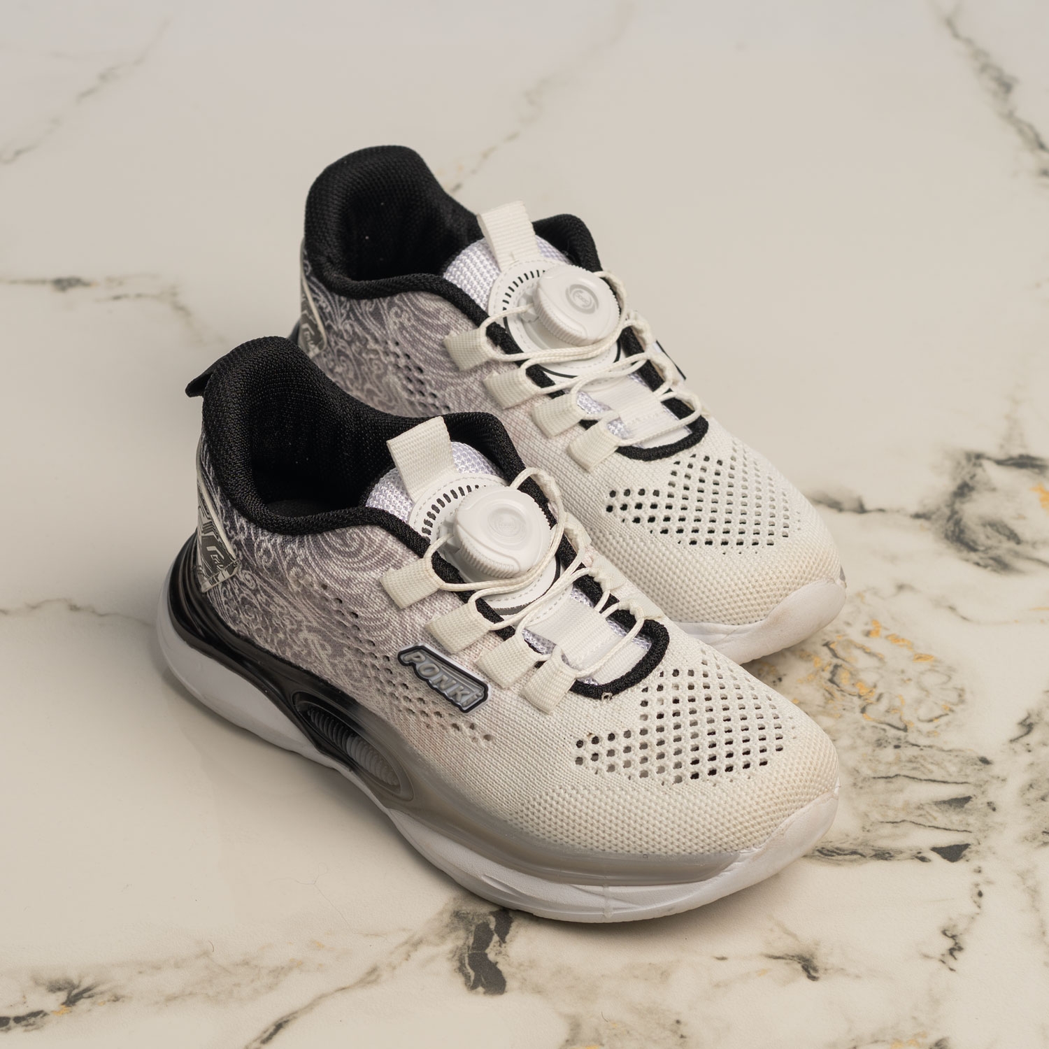 Children Sneakers PONKI White-Black №31-36