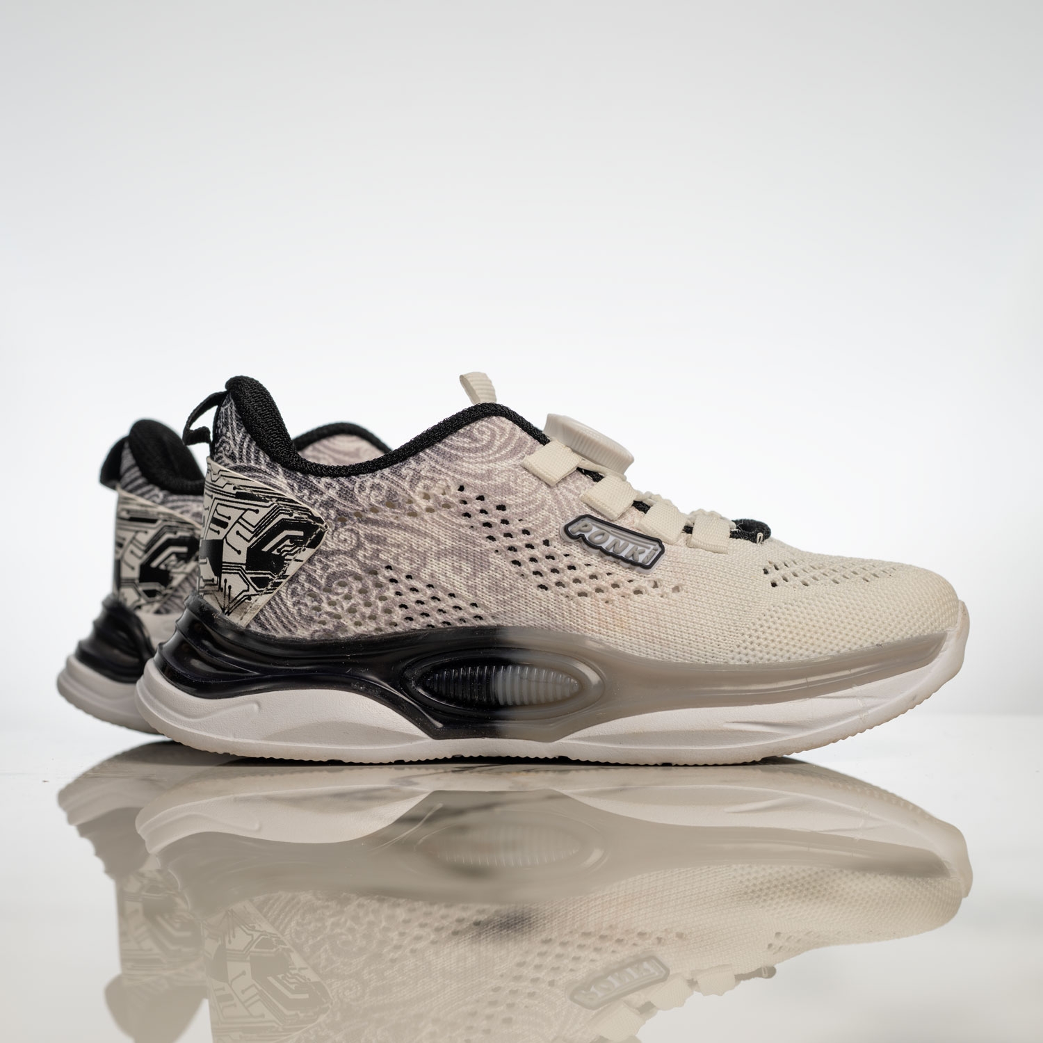 Children Sneakers PONKI White-Black №31-36