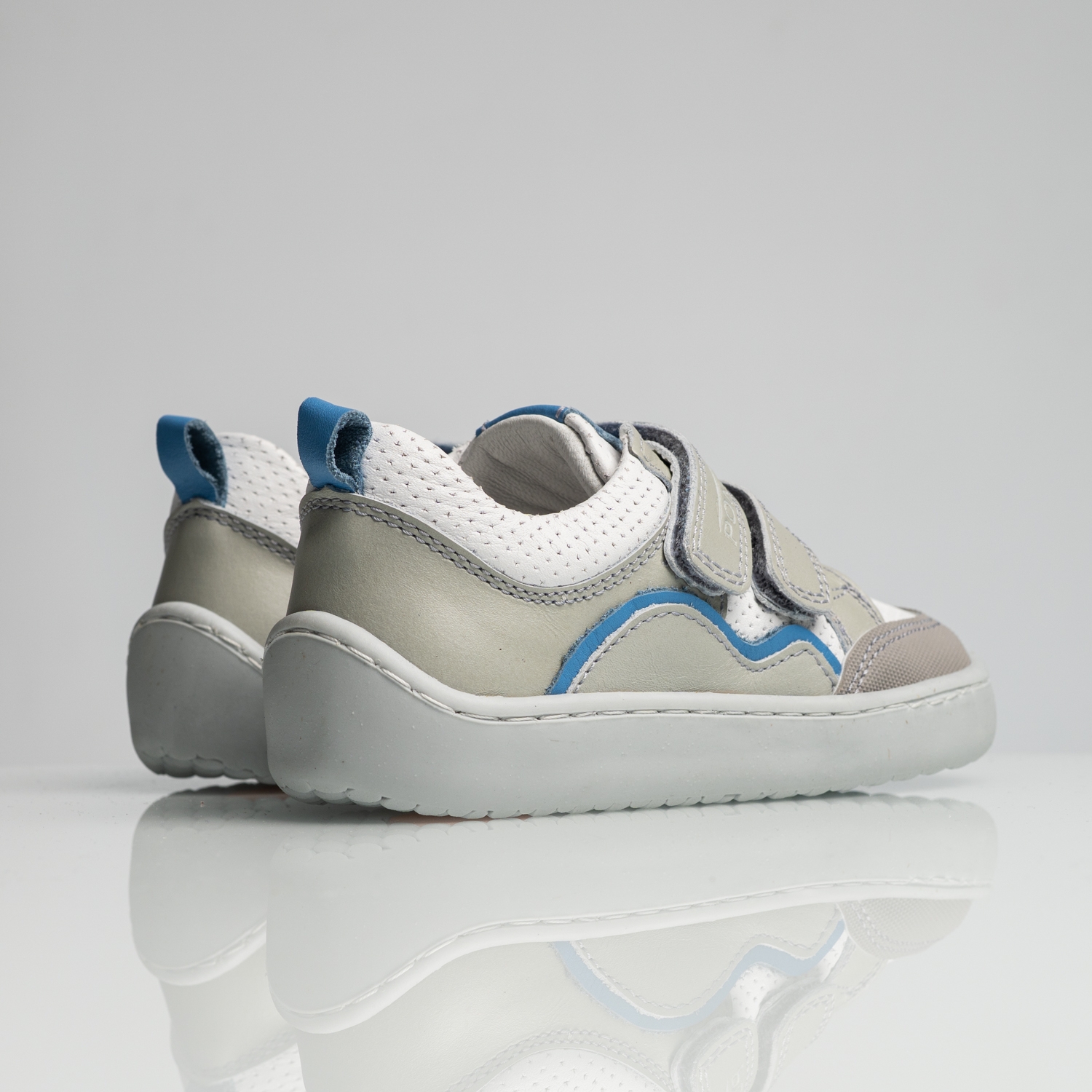 Childrens' Barefoot Shoes PONKI Barefoot WAVES Grey №31-36