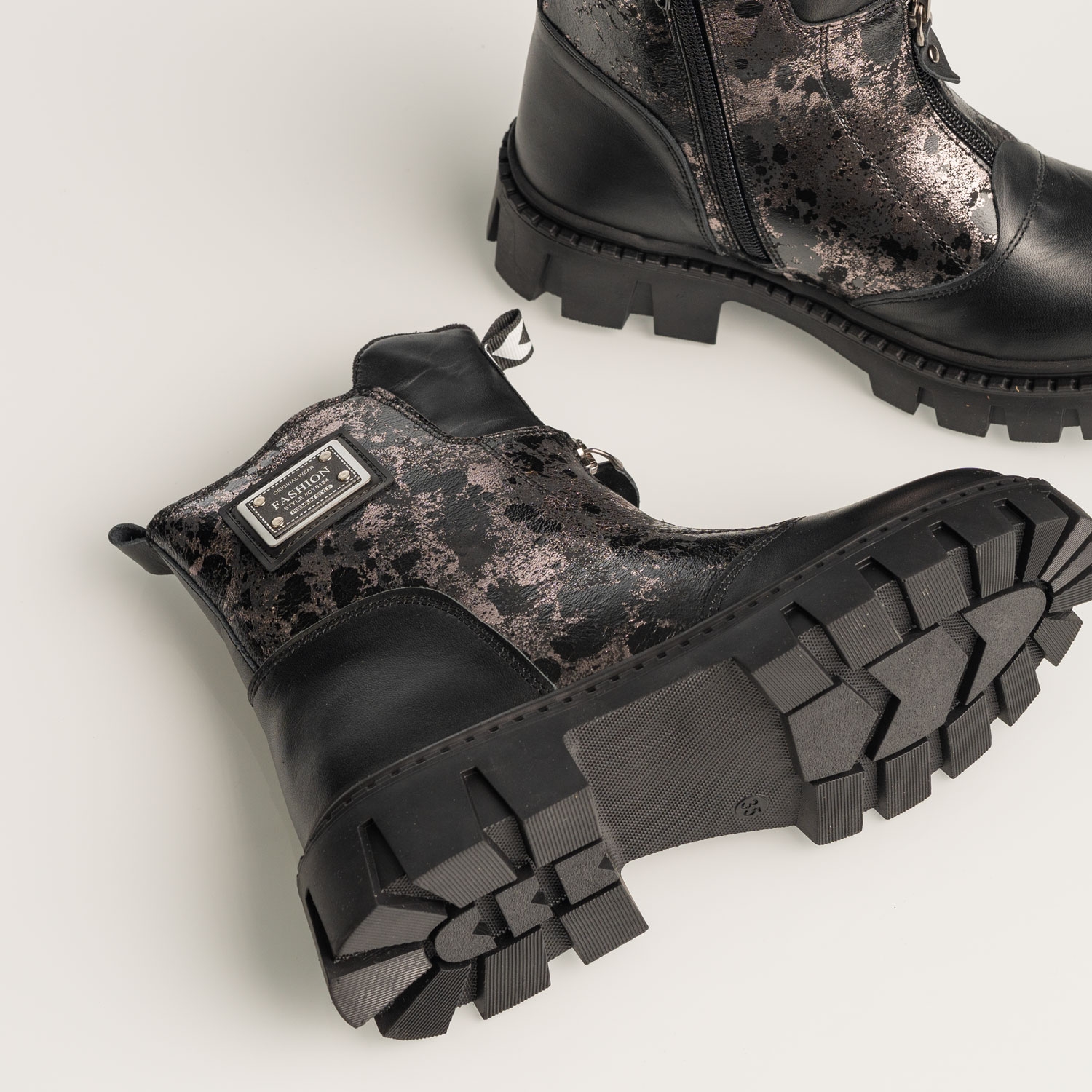 Cizme pentru copii PONKI Foundaun Black №31–36