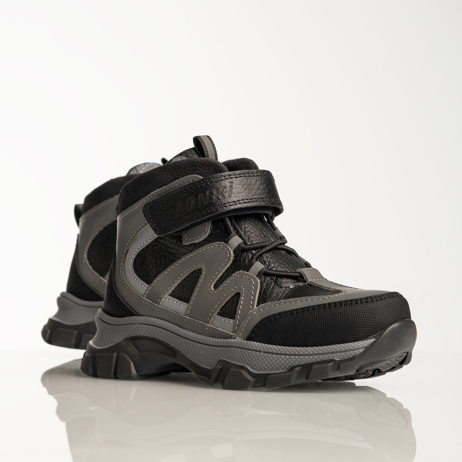 Cizme pentru copii PONKI Thundra Black №26–30
