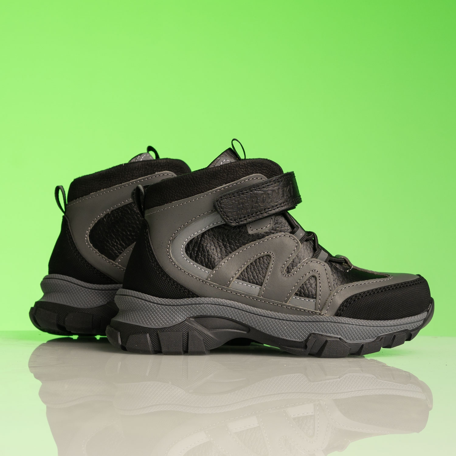 Cizme pentru copii PONKI Thundra Black №26–30