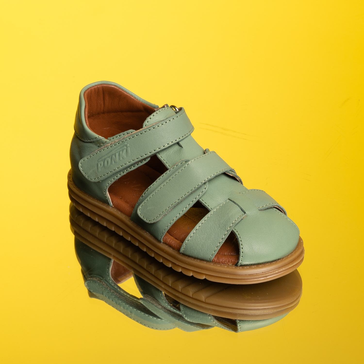 Детски сандали PONKI Craft Green №26-30