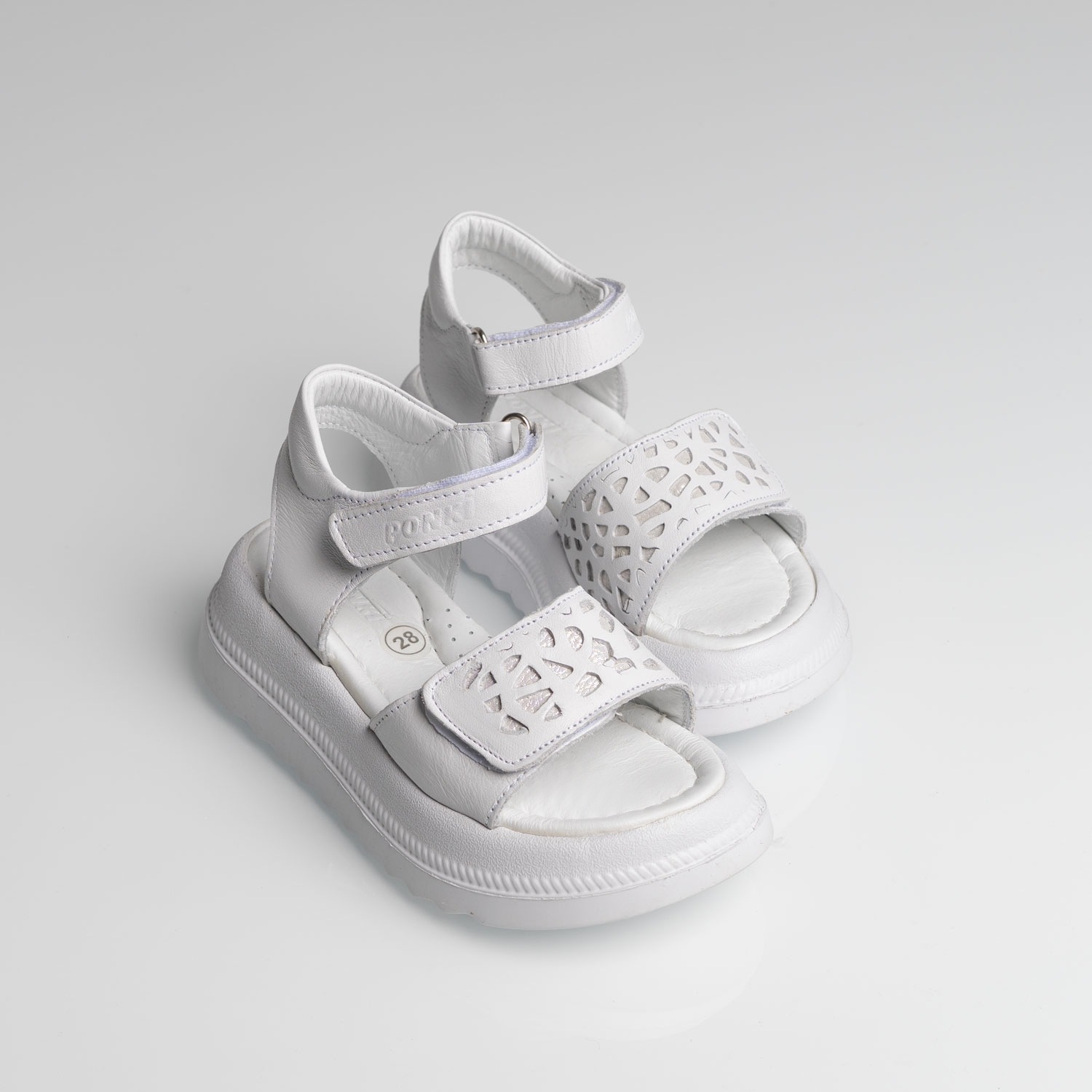 Girls' Sandals PONKI Saphire White №31-36