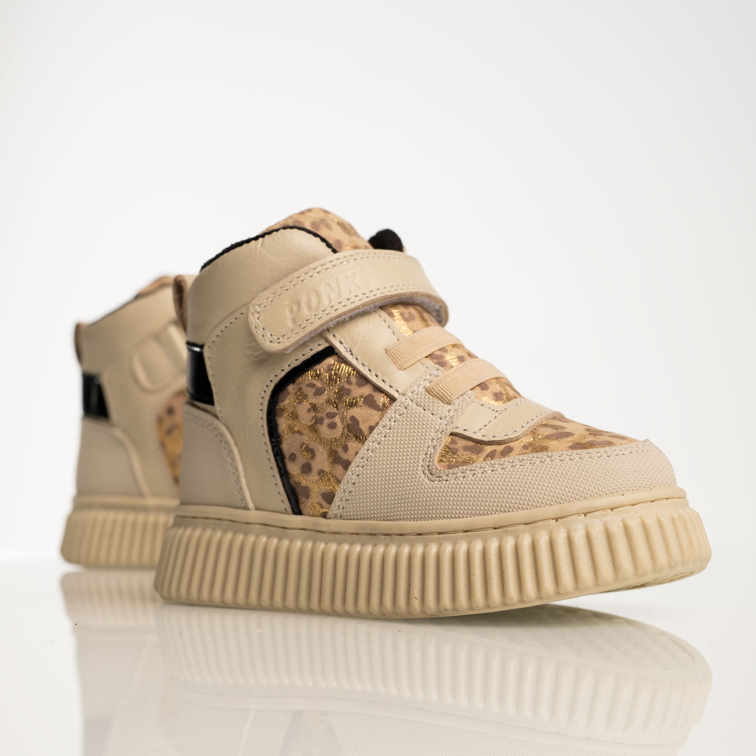Ghete pentru bebeluși PONKI Stylish Beige №22–25