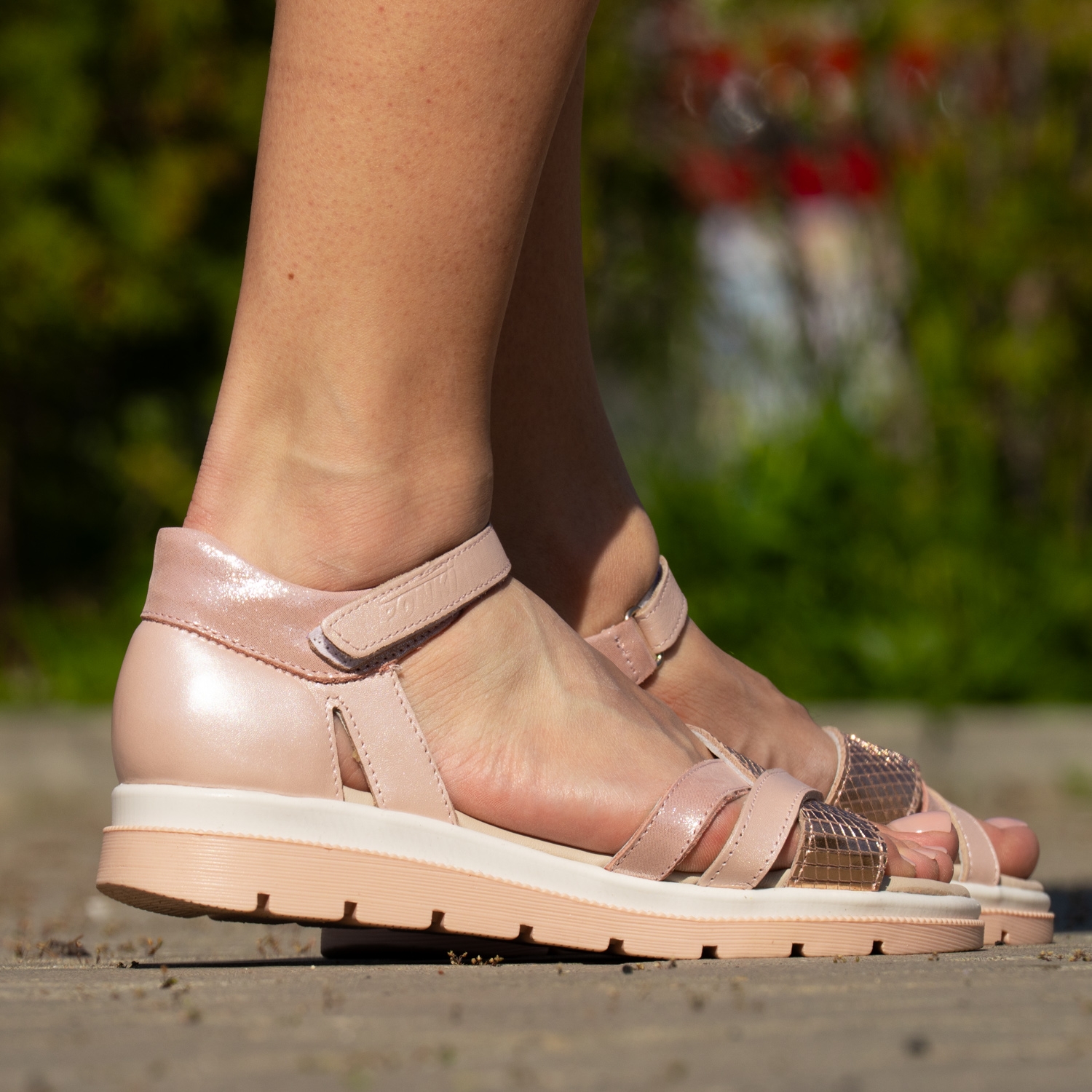 Girls’ Sandals PONKI Nastrini Powder Pink  №31-36