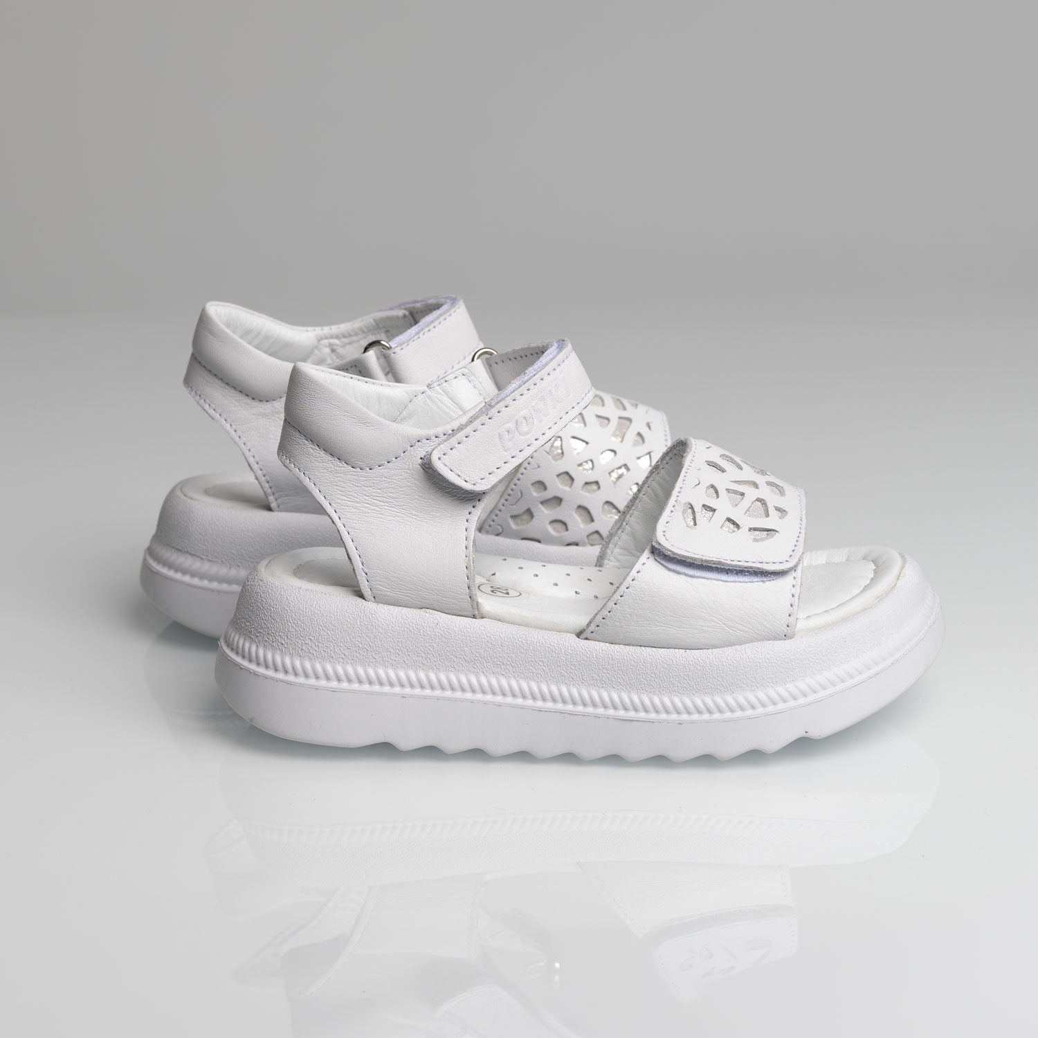 Girls' Sandals PONKI Saphire White №31-36