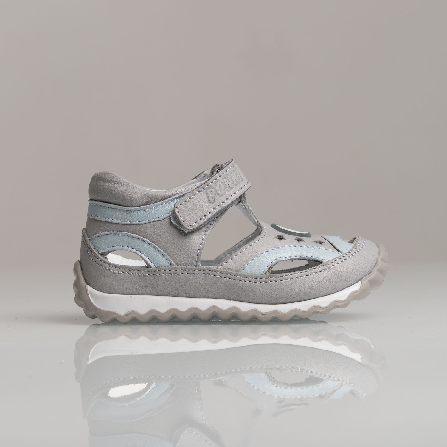 PONKI Rozalina Grey Baby Sandals №21-25