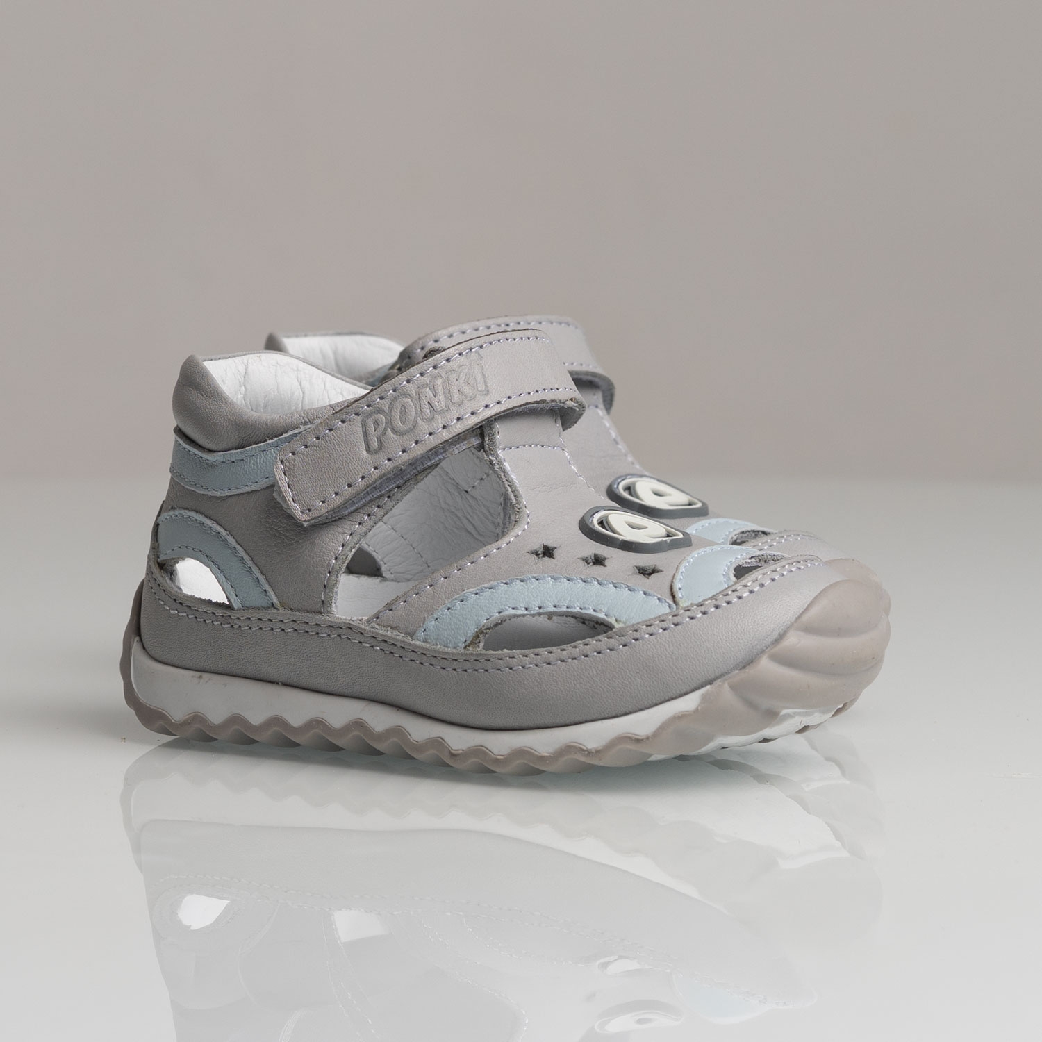 PONKI Rozalina Grey Baby Sandals №21-25