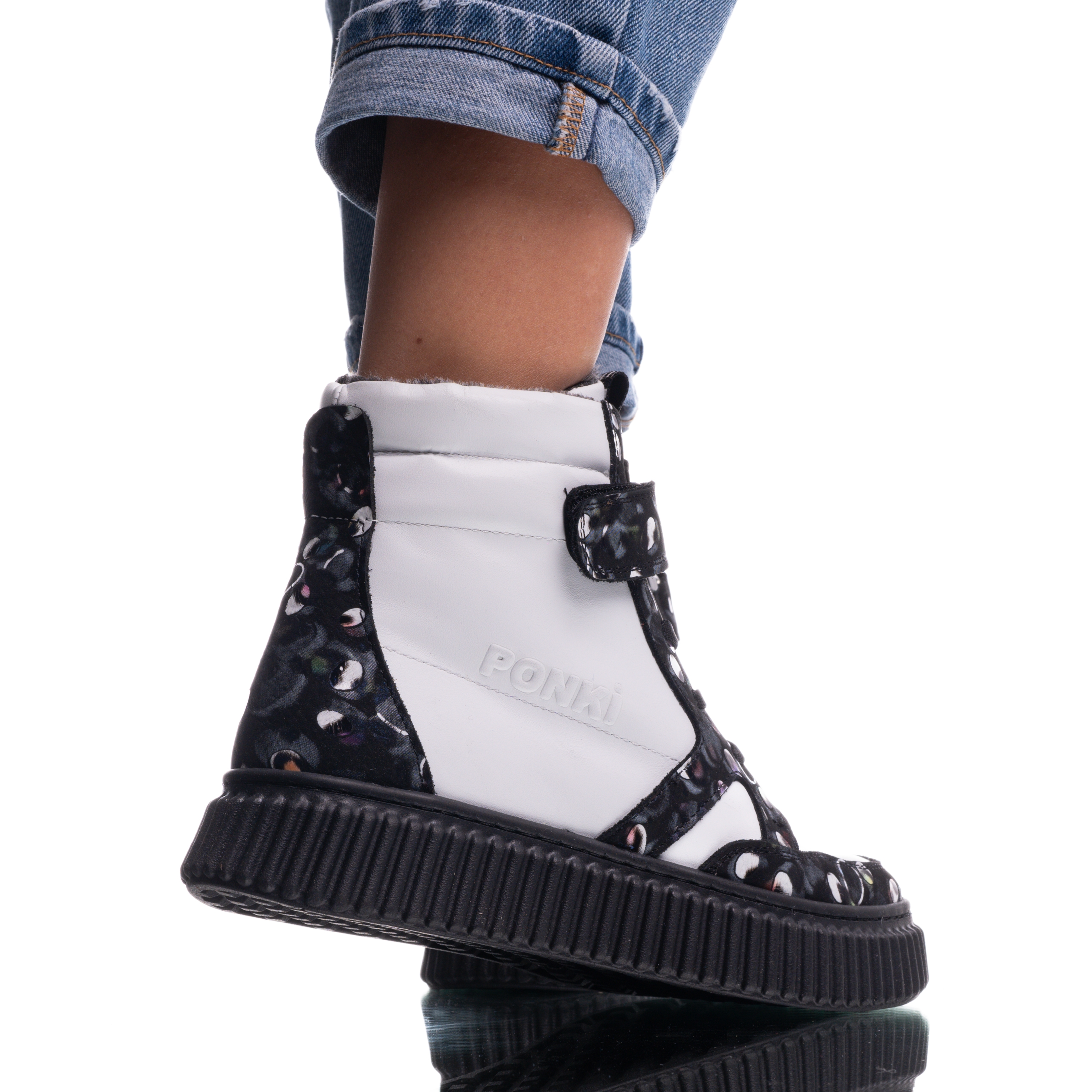 Women's boots PONKI Nami White №36-39