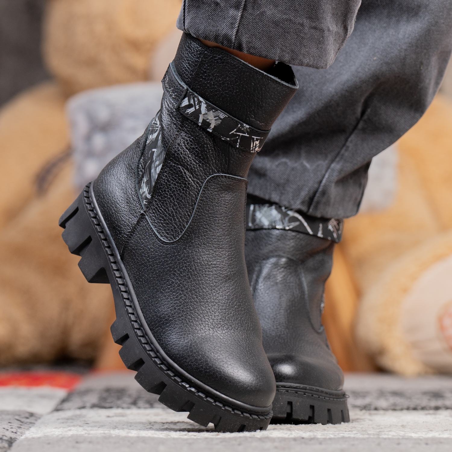 Youth Boots PONKI VERTIGO BLACK №36-39